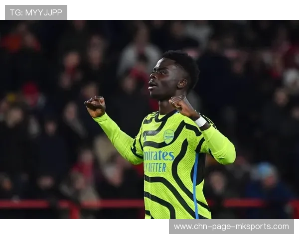 萨卡边路内切一脚造就入球机会